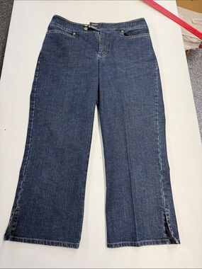 Tribal Wide Leg Dark Blue Denim Jeans